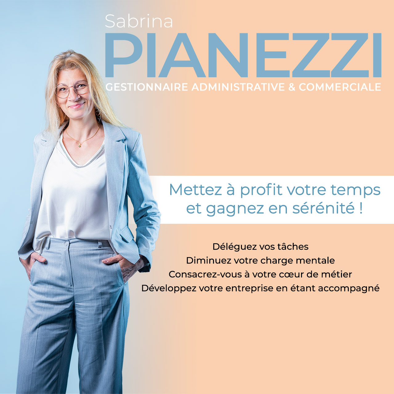 Sabrina Pianezzi – Assistante Administrative & Commerciale | Services sur mesure